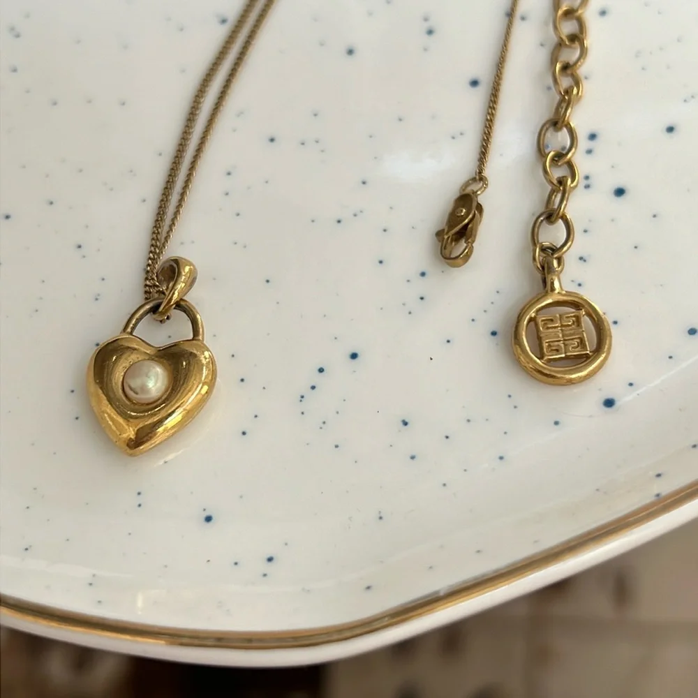 Givenchy Heart Locket Dual Sided Necklace - Picture 3 of 7